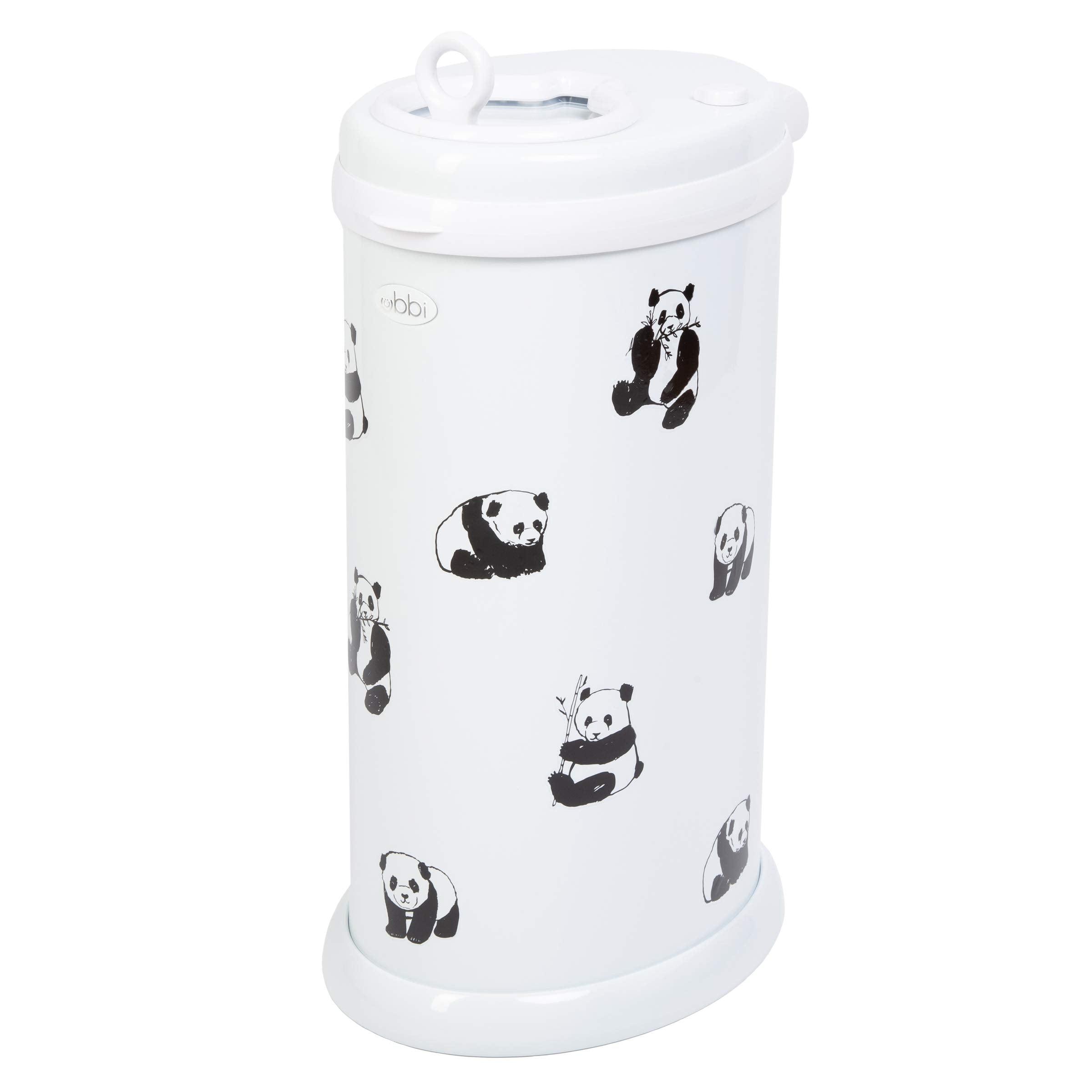 Ubbi Panda Peel and Stick Decal Stickers, Decorative Sticker for Diaper Pail or Baby Nursery