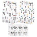 Science Party Favors Candy Bags with Stickers - Science Goodie Gift Treat Bags - Science Themed Birthday Party Supplies