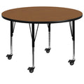 Flash Furniture 48 Rnd Oak Activity Table