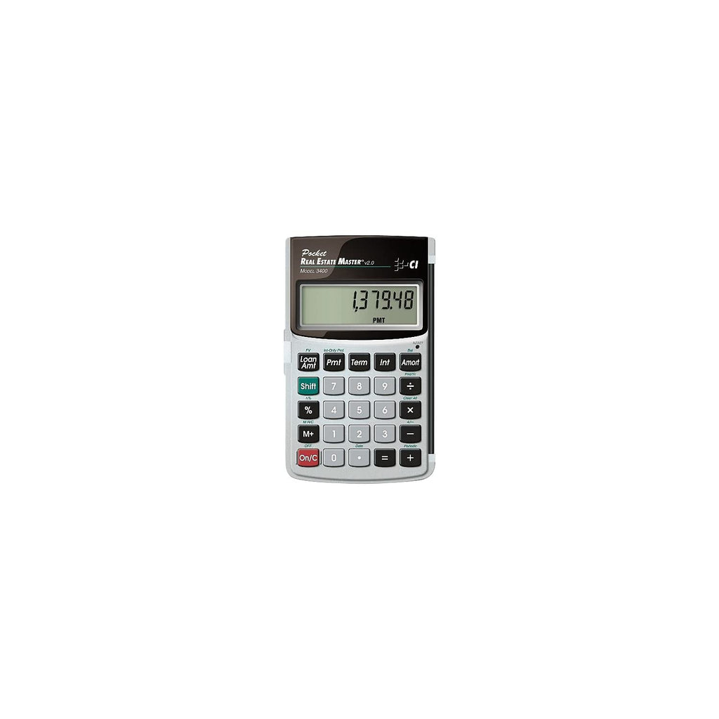 Calculated Industries 3400 Pocket Real Estate Master Financial Calculator