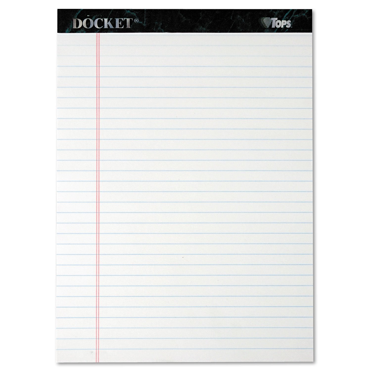 Tops 63410 Notepads,Wide Ruled,50 Sheets,8-1/2-Inch X11-3/4-Inch,12/Pk,White