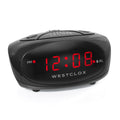Westclox (Black) SuperLoud LED Electric Alarm Clock, Standard