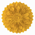 Jwh 3D Sunflower Handmade Throw Pillow Cover Decorative Flower Pillow Case Round Cushion Floral Accent Pillowcase For Home Bed L