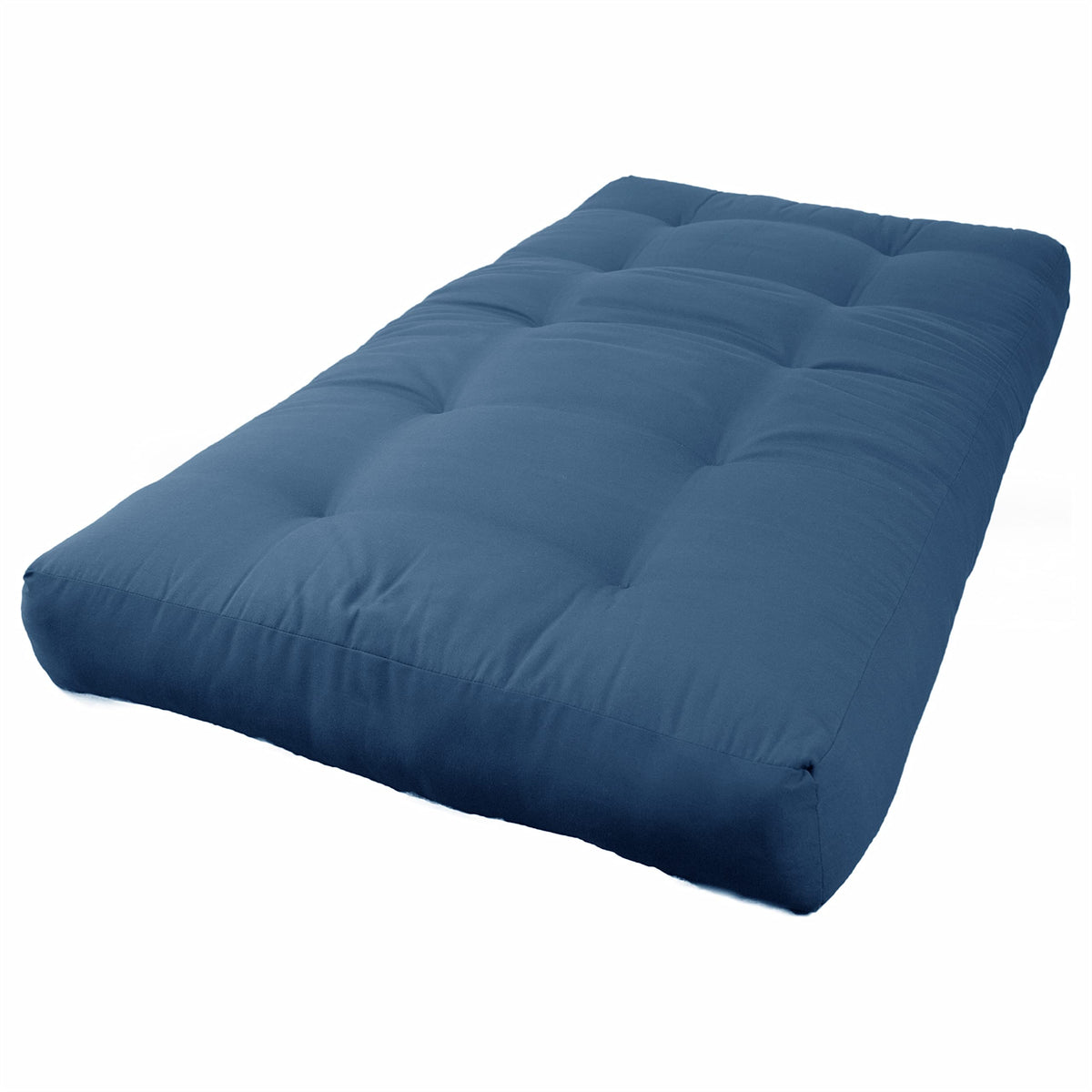 Blazing Needles Renewal 8&quot; Twill Futon Mattress, Twin, Indigo