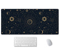 Ssoiu Zodiac Wheel Desk Mat, Celestial Desk Pad, Astrology Large Gaming Mouse Pad 35.5X15.7Inch Xxl Large Big Computer Keyboard