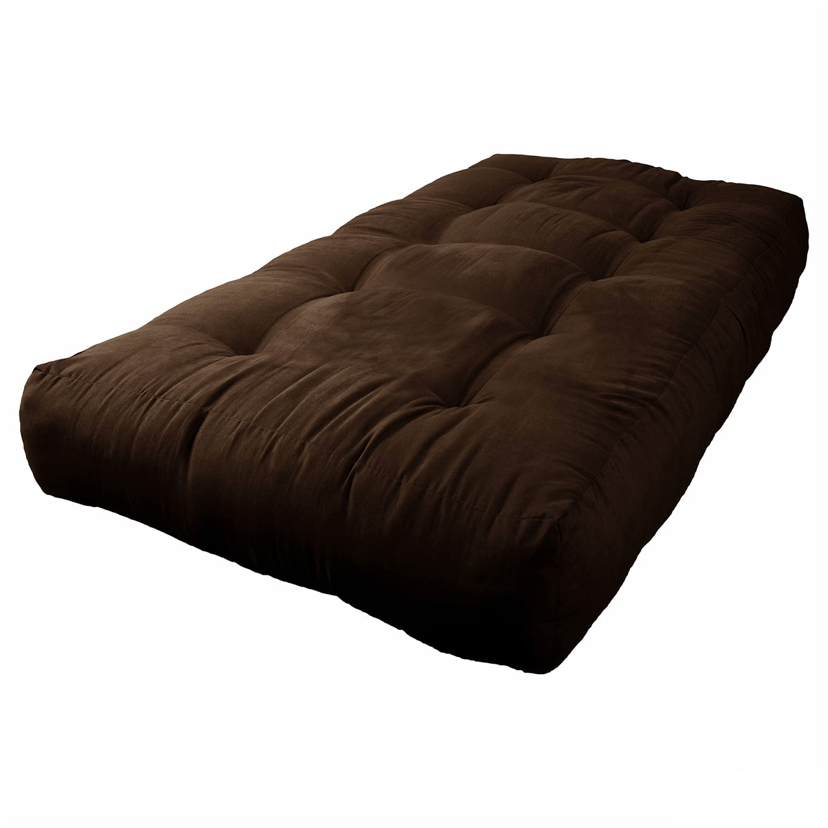 Blazing Needles Vitality 10&quot; Microsuede Futon Mattress, Twin, Chocolate