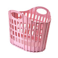 CALANDIS Foldable Laundry Basket Laundry Hamper Storage Basket for Dirty Clothes Toys Pink