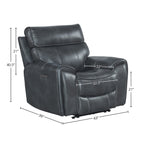 Intercon Summit Dual-Power Headrest, Slate Recliner