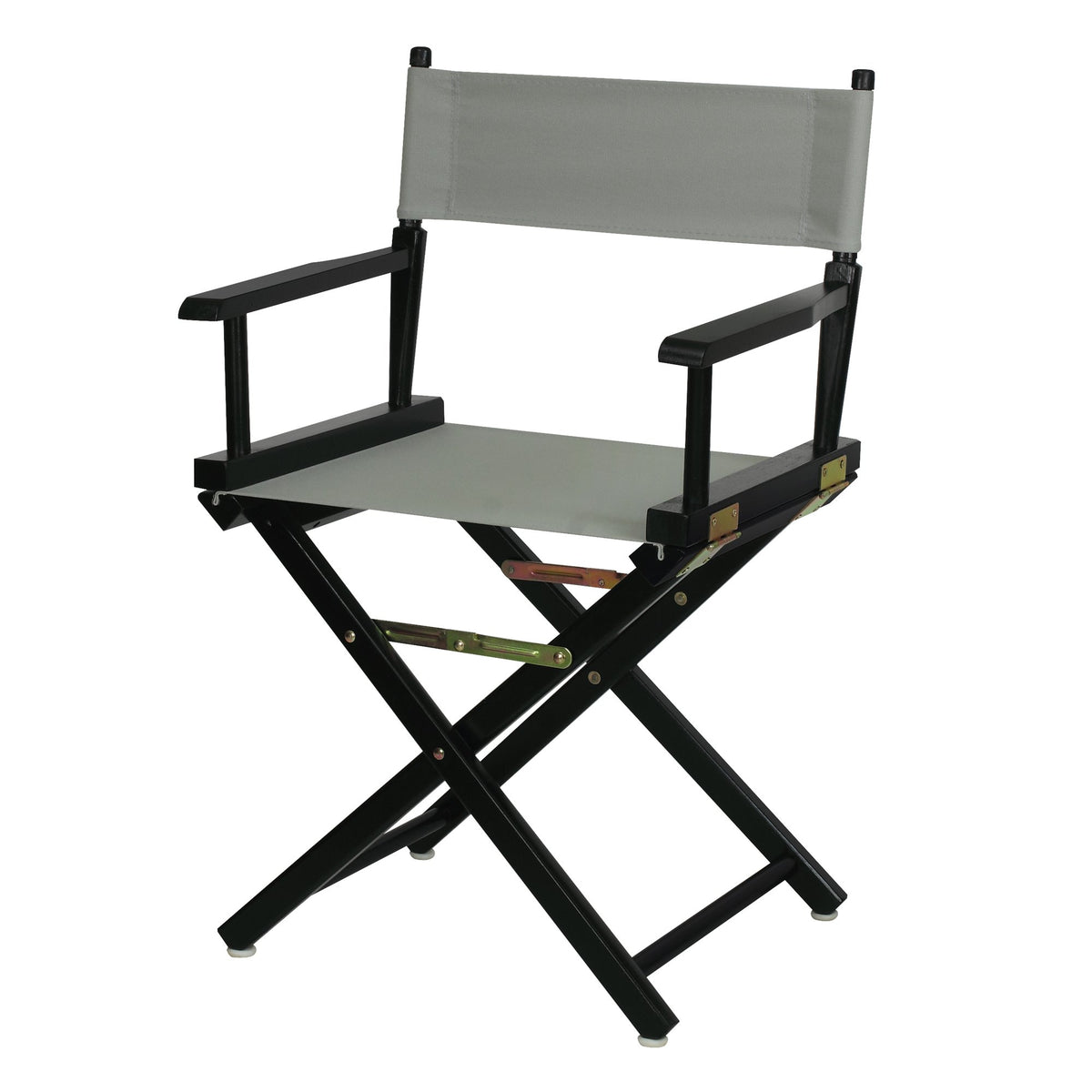 Casual Home 18&quot; Director'S Chair Black Frame With Grey Canvas