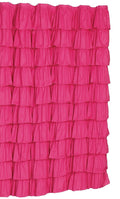 Spring Design Flamenco Ruffle Shower Curtain (Pink)
