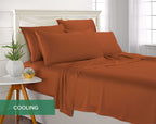 Queen Pillowcases By Pure Bamboo - Genuine 100% Organic Viscose Derived From Bamboo, Luxuriously Soft & Cooling, Double Stitchin