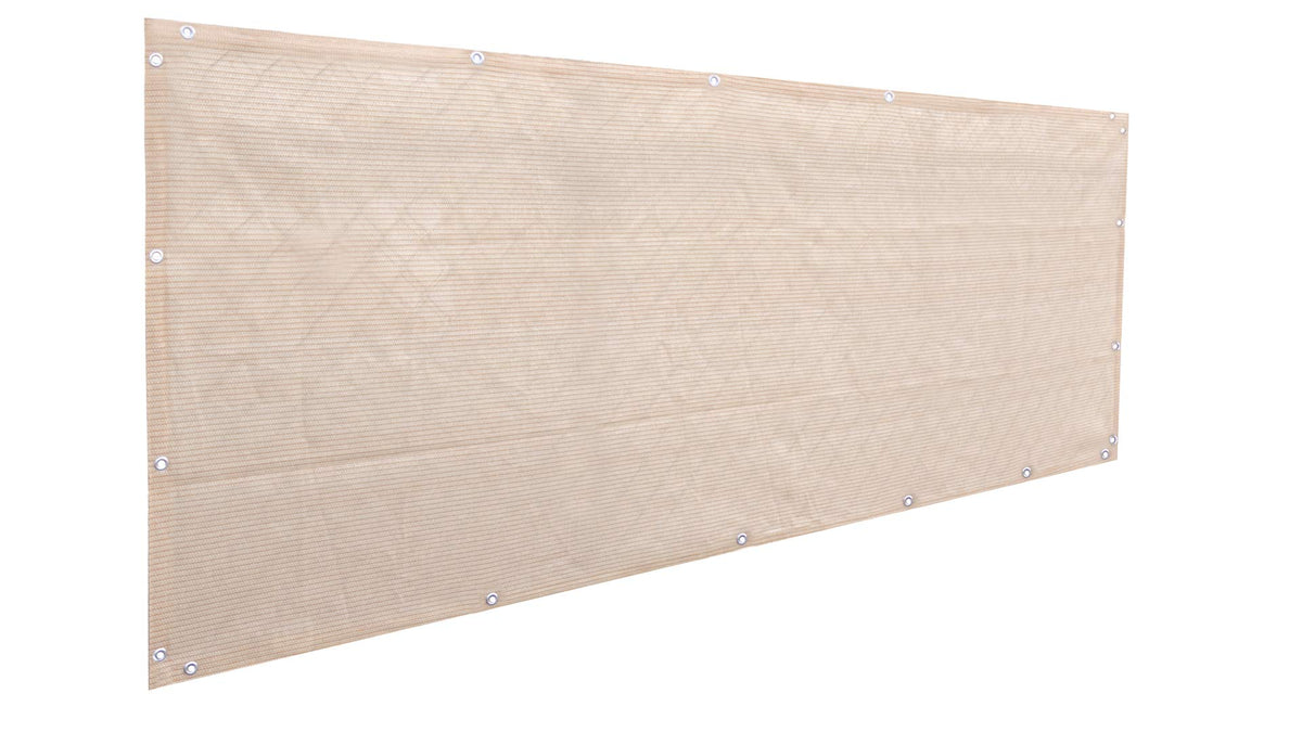 Alion Home Elegant Privacy Screen For Backyard Deck, Patio, Balcony, Fence, Pool, Porch, Railing. Banha Beige (3' X 4')