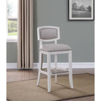 American Woodcrafters Amelia 26" Wood Counter Stool In Antique White