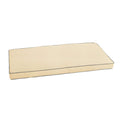 Sorra Home Sunbrella Corded Bench Cushion, 1 Count (Pack Of 1), Canvas Antique Beige