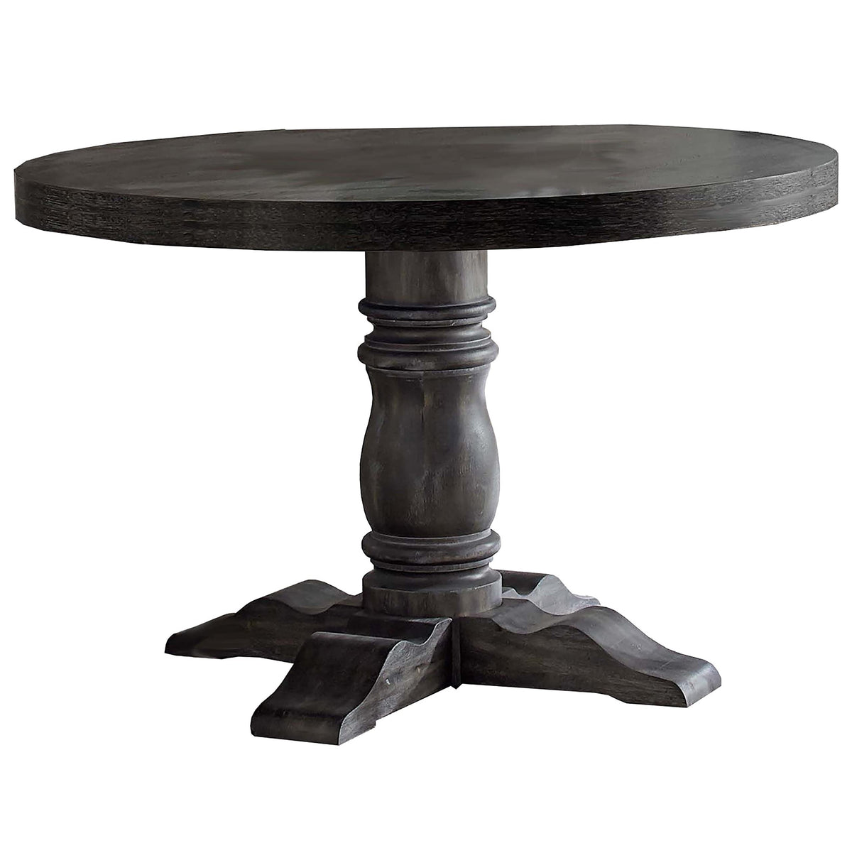 Progressive Furniture Muse Round Dining Table Weathered Pepper