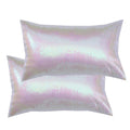 Poise3Ehome 12X20Inches Sequin Decorative Pillow Covers For Throw Pillows, Couch, Bed, Living Room, Christmas (Iridescent, 2Pcs)
