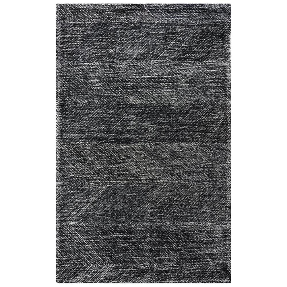 Rizzy Home Alora Decor Trace 8'6" X 11'6" Geometric Black/Ivory Power-Loomed Area Rug