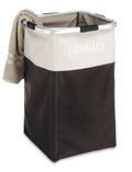 Whitmor Easy Care Laundry Hamper  Espresso