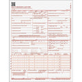 Tops Cms-1500 Health Insurance Claim Forms For Laser Printer, 8.5 X 11 Inches, 250 Sheets Per Pack (50135Rv),White