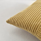 Fancy Homi Mustard Yellow Lumbar Decorative Throw Pillow Covers 12X20 Inch For Living Room Couch Bed, Rustic Farmhouse Boho Home