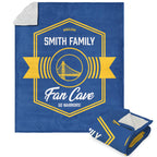 Nba Golden State Warriors Dominion Personalized Silk Touch Sherpa Throw Blanket 50X60 Inches