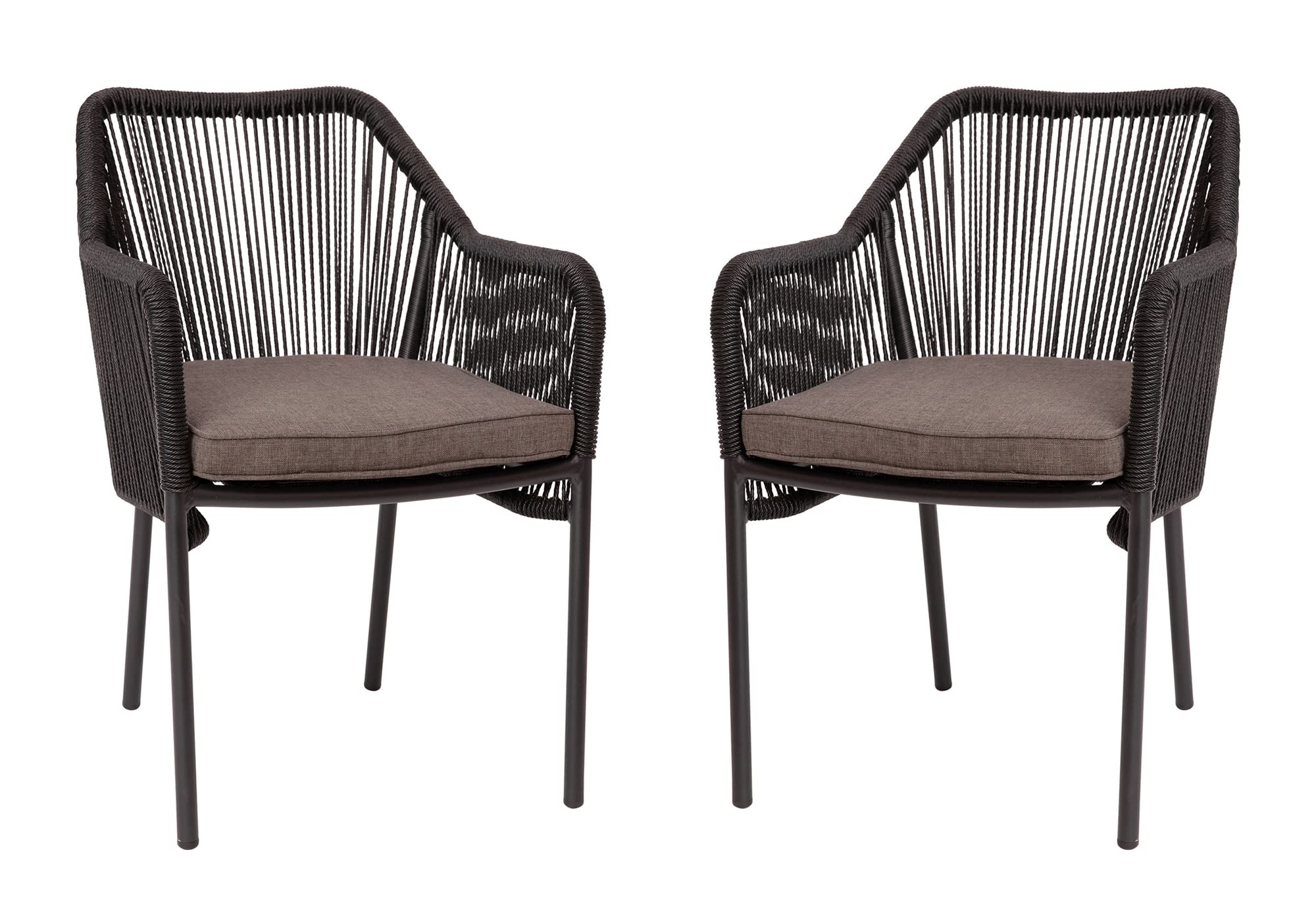 Flash Furniture Kallie Set of 2 Stacking Club Chairs - Thumbnail 2