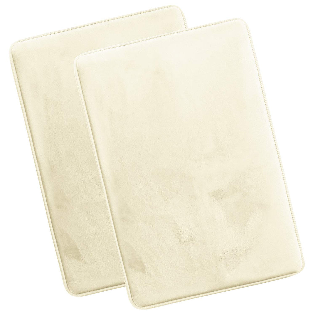 Clara Clark Bath Mat Set - Memory Foam Bath Mat - Soft Bathroom Rug - Non Slip And Super Absorbent - Fast Drying Machine Washabl