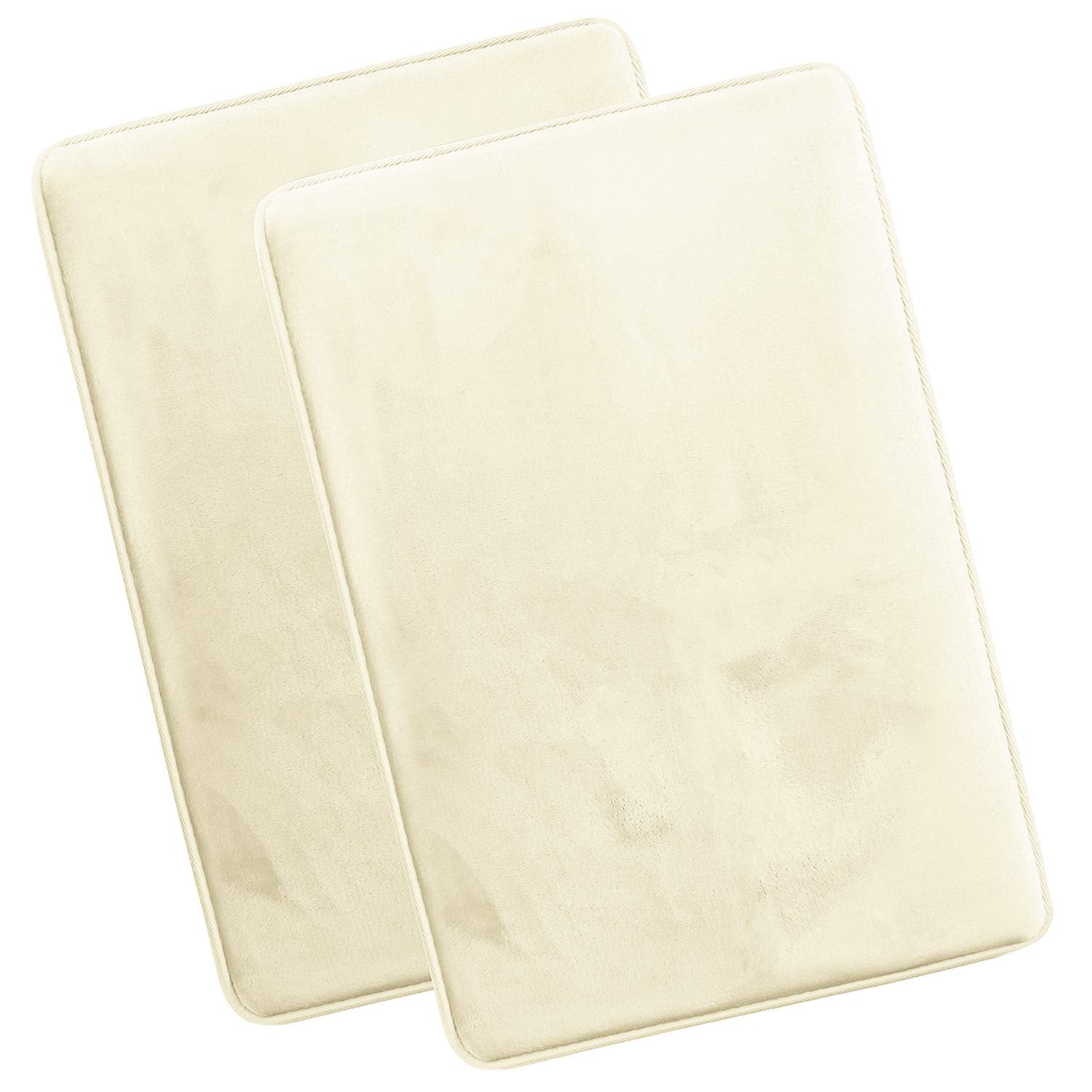 Clara Clark Bath Mat Set - Memory Foam Bath Mat - Soft Bathroom Rug - Non Slip And Super Absorbent - Fast Drying Machine Washabl