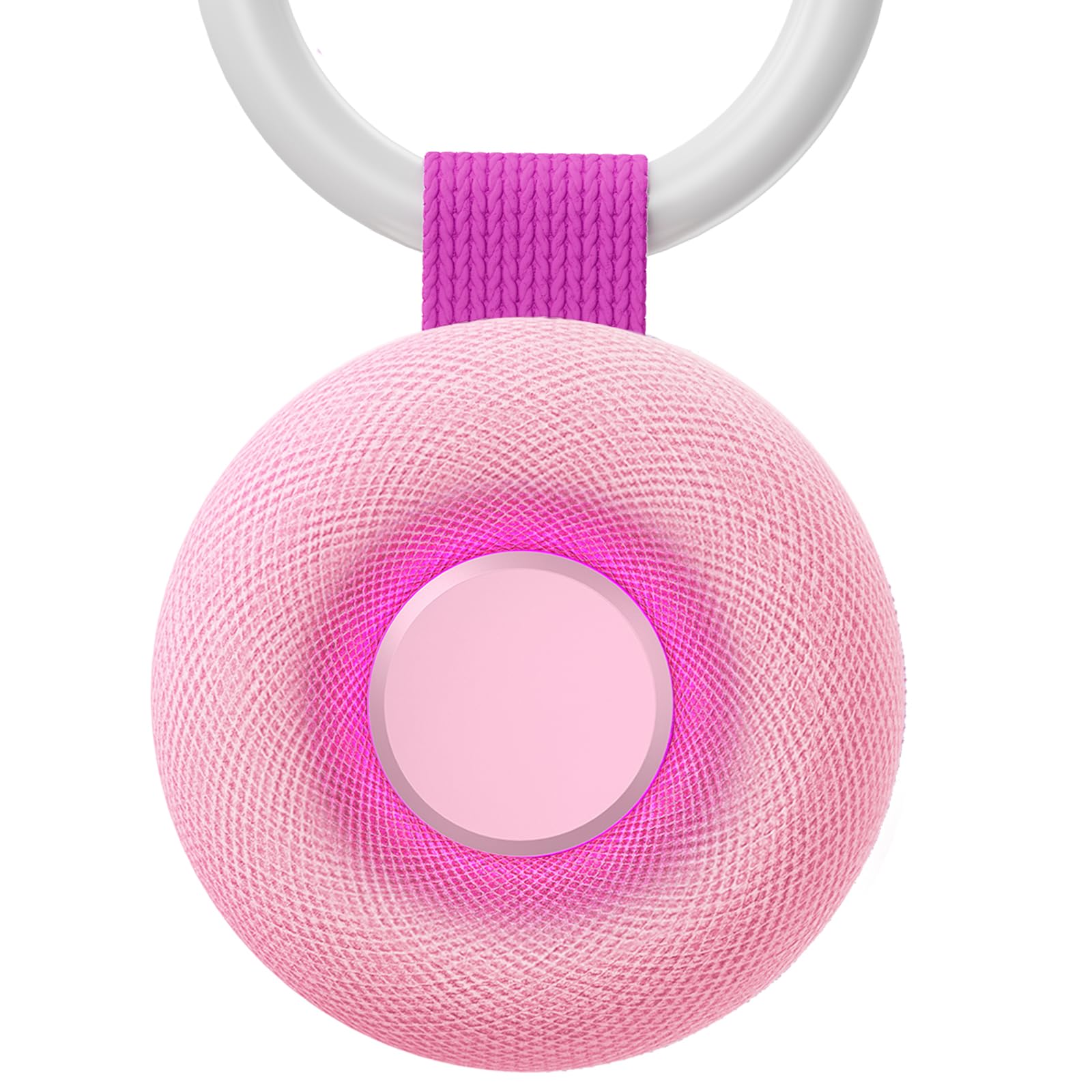 Portable Sound Machine - White Noise Sound Machine for Baby, Travel Donut Sound Machine for Sleep, 15 Soothing Sounds & 7 Colors