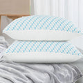 Vainoc Memory Foam Pillows Standard Size Set Of 2, Adjustable Cooling Pillow For Side Back Stomach Sleepers With Washable Remova