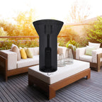 Patio Tabletop Heater Covers With Zipper And Storage Bag,Waterproof,Dustproof,Wind-Resistant,Sunlight-Resistant,Snow-Resistant,Black,38'' Height X 24' Dome X 14.5' Base