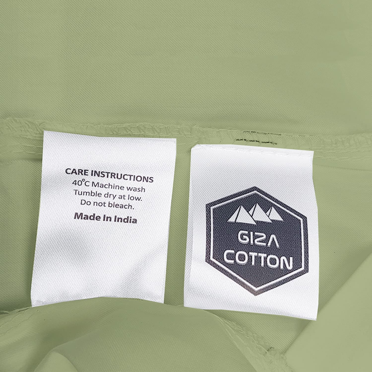 Mygiza Sheets,100% Certified Giza Egyptian Cotton Sheets-Twin Size Giza Cotton Sheets Set To Fit Upto 15 Inches Deep Mattress (4 Pcs) Sage