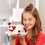 Onsoyours Cute Cow Plushie, Soft Stuffed Mushroom Cow Squishy Plush Animal Toy Pillow For Kids (Red Mushroom Cow, 9')