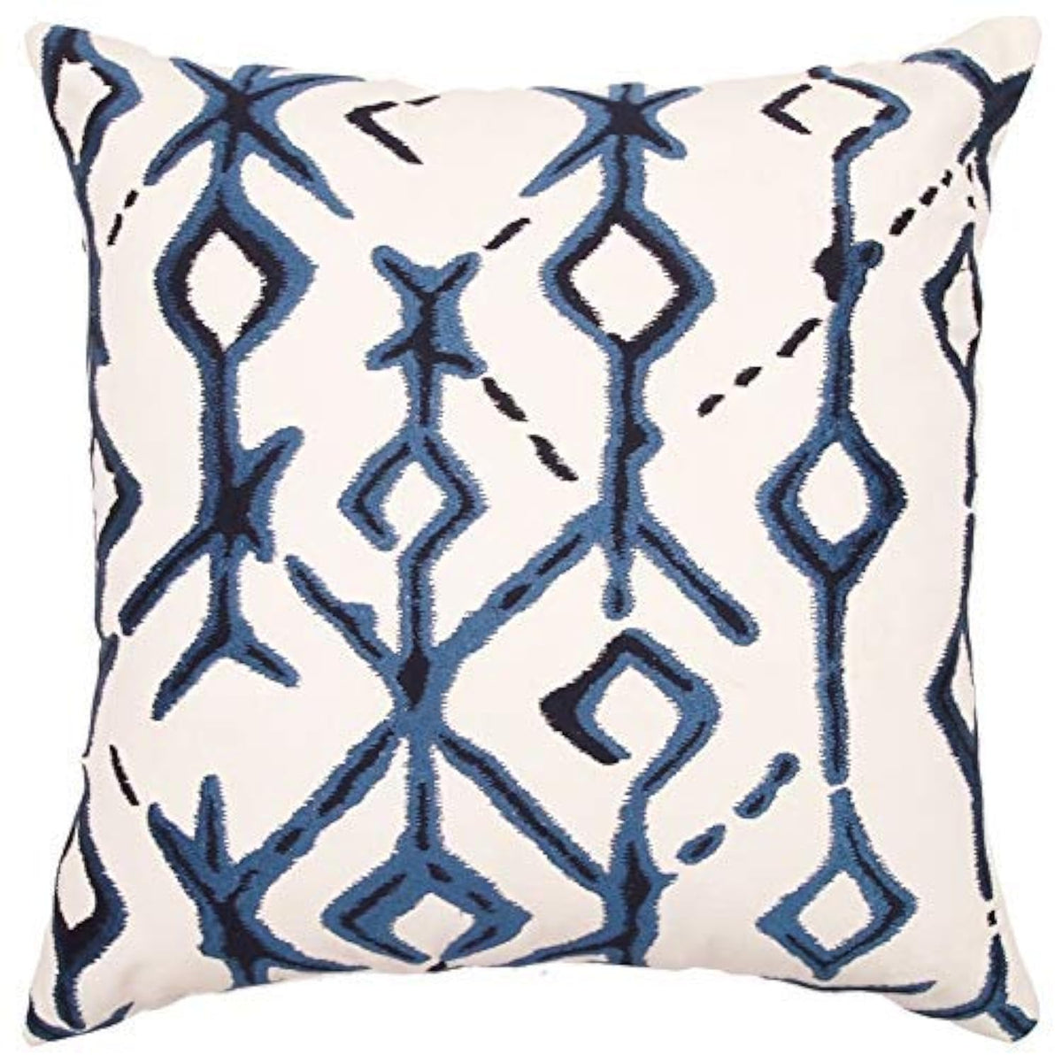 Ardenmead Cotton Cushion Covers 16X16. Embroidered Decorative Pillow. Set Of 2