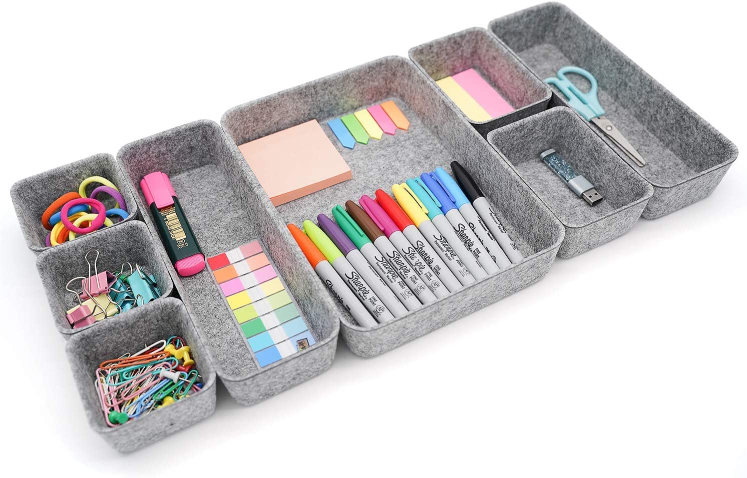 Manaki Enterprise Drawer Organizer Divider Tray, Cupboard Organizer For Stationery, Makeup Organizer Drawer, Stationary Organize