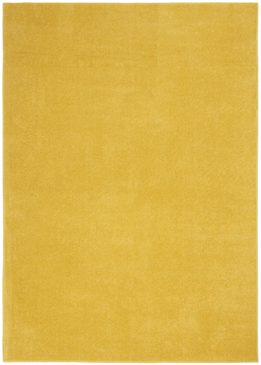 Nourison Essentials Indoor/Outdoor Yellow 5' X 7' Area Rug, Easy -Cleaning, Non Shedding, Bed Room, Living Room, Dining Room, Backyard, Deck, Patio (5X7)