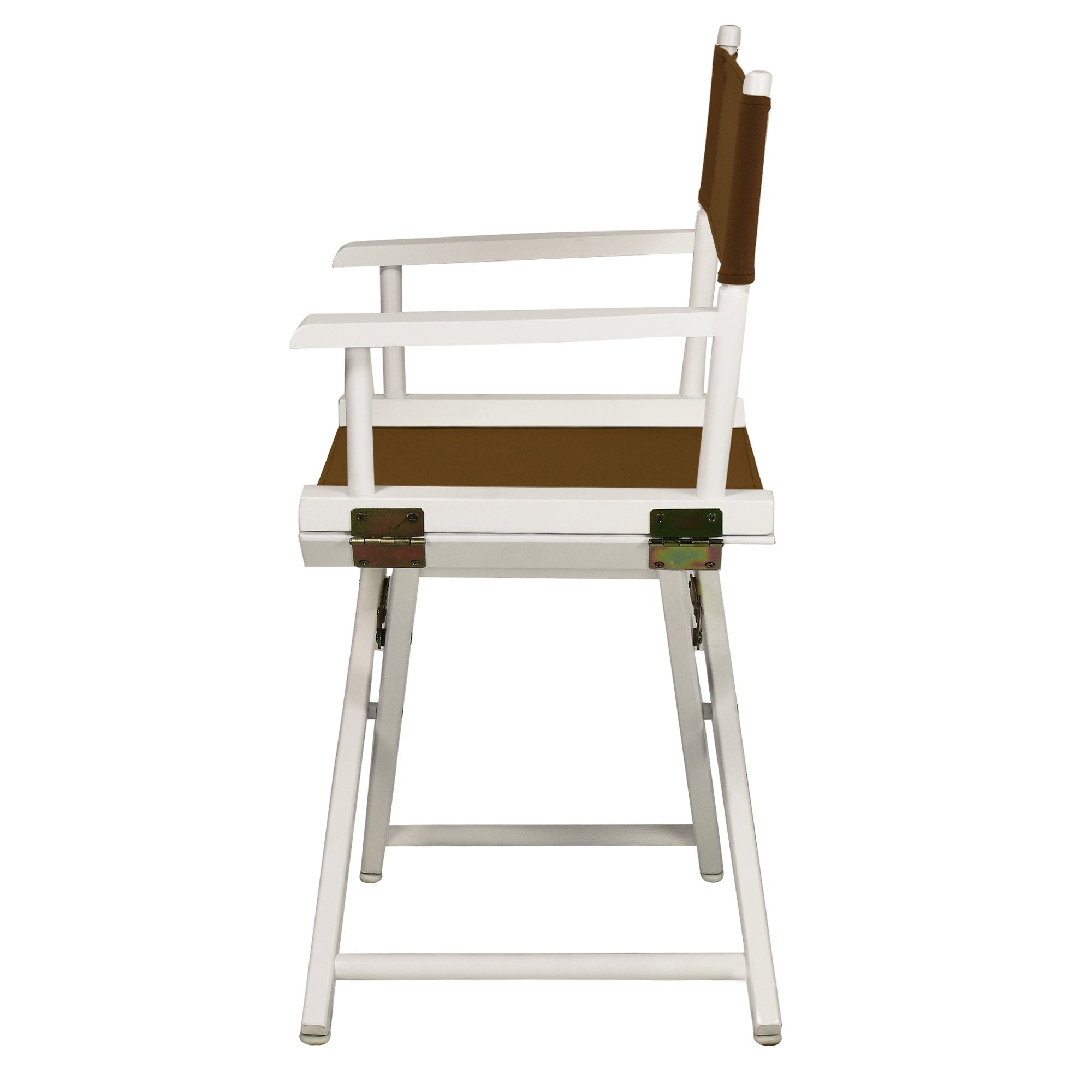 Casual Home 200-01/021-45 Director Chair 18&quot; - Classic Height Whiteframe/Brown Canvas