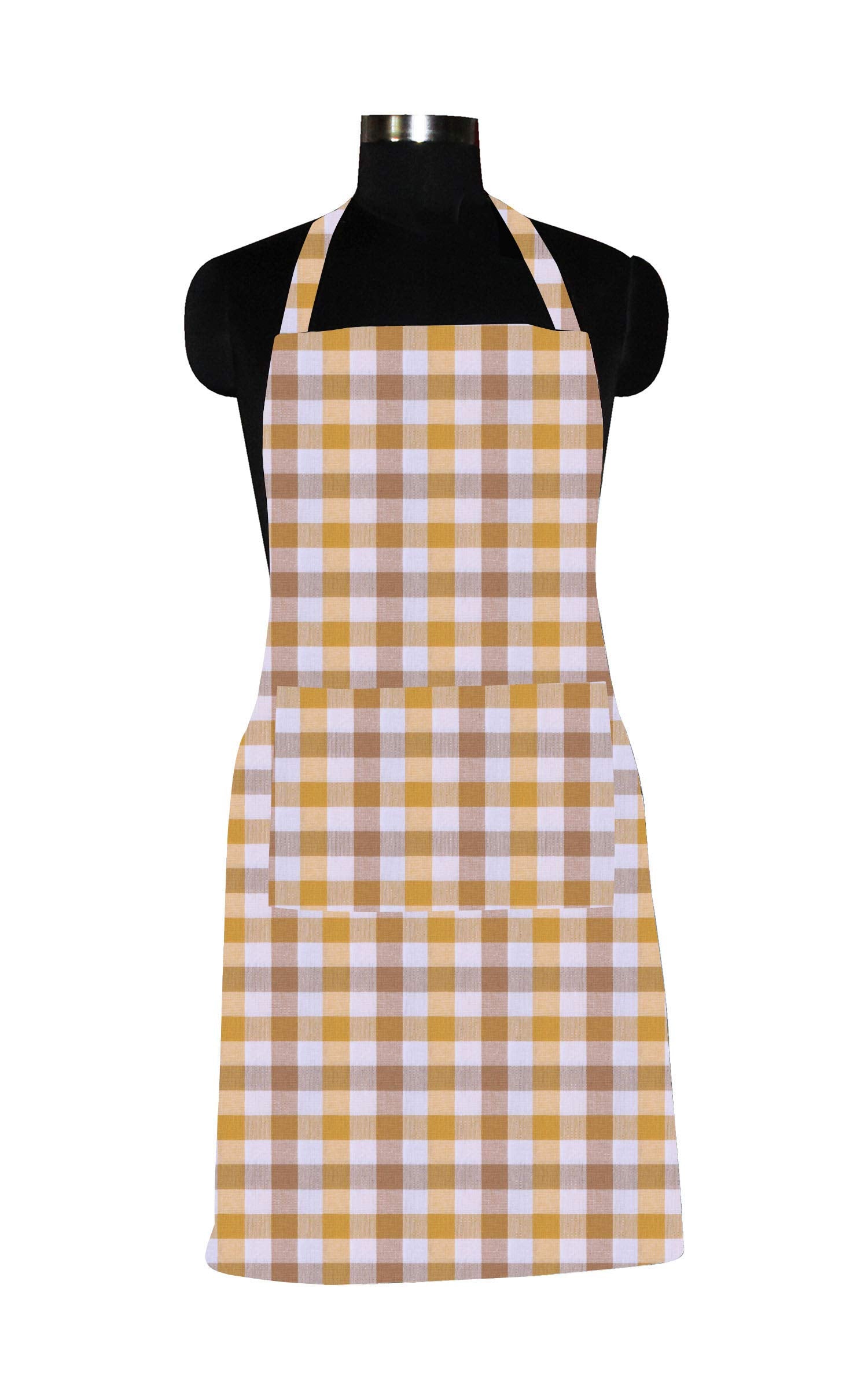 Airwill Cotton Kitchen Cooking Aprons (Lanfranki Yellow)