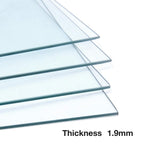 Egofine 5X7 Heat-Strengthened Glass Replacement 2 Pack, For 5 By 7 Photo Frame, Semi-Tempered Glass Cover Sheet