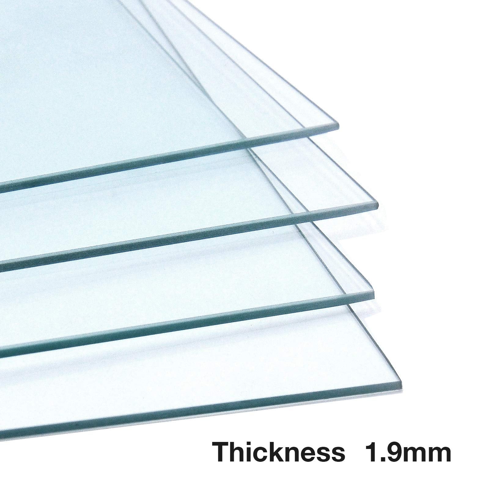 Egofine 5X7 Heat-Strengthened Glass Replacement 2 Pack, For 5 By 7 Photo Frame, Semi-Tempered Glass Cover Sheet