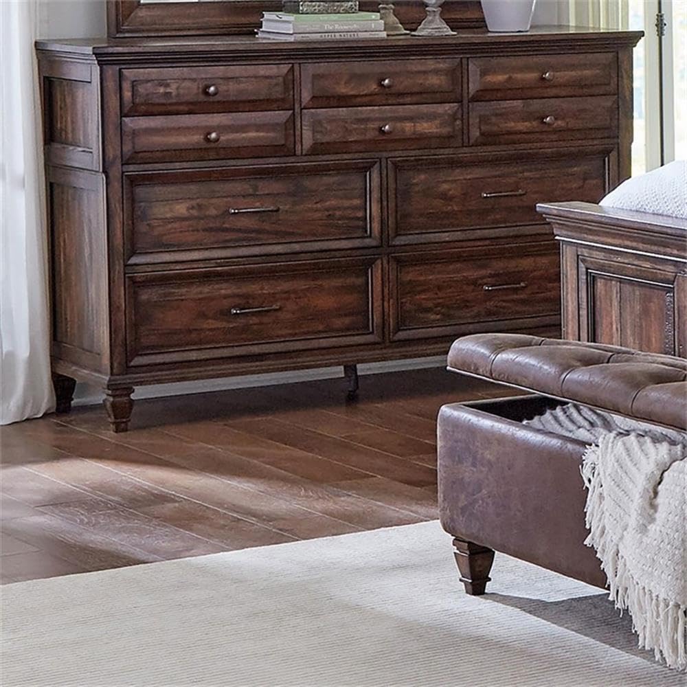 Coaster Home Furnishings Avenue 8-Drawer Dresser Weathered Burnished Brown