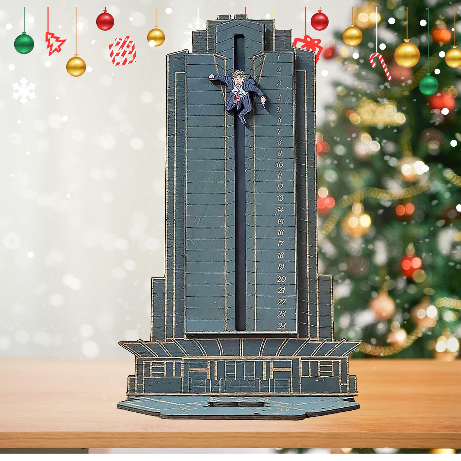 2023 Christmas Die Hard Advent Calendar-Thanksgiving Halloween Christmas Countdown Decoration Calenda,Hans Gruber Advent Calenda