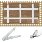 Namubarwa Hidden Strap Tablecloth Clips - Perfect For Picnic Tables And Thick Tables Indoor And Outdoor, Keep Your Tablecloth Se