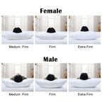 Shatex Firm Pillow, Queen Bed Pillow 28 X 20Inch, Adjustable Pillow For Neck Pain Relief,Back Pillow Provide Strong Support For