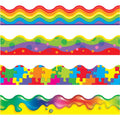 Trend Enterprises, Inc. T-92916 Color Blast Terrific Trimmers, Variety Pack, 156'