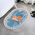 UMAI X SAVYA Home Multipurpose Mat for Kids Bedroom, Play Area, Living Room, Bathroom, Shower | 60 x 40, Blue & Orange | AntiSk