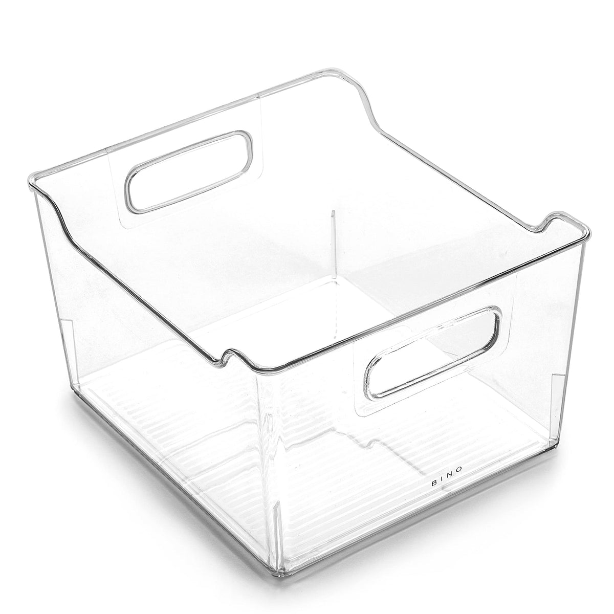 BINO | Clear Storage Organizer | THE LODGE COLLECTION | Containers for Organizing with Handles| Pantry & Kitchen Organization | 