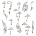 24 Pieces Static Window Clings Anti Collision Window Decals for Bird Strikes, Glass Door Window Stickers, Stop Birds Flying into