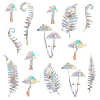 24 Pieces Static Window Clings Anti Collision Window Decals for Bird Strikes, Glass Door Window Stickers, Stop Birds Flying into