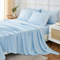 Ilavande King Size Sheets Set 6 Piece,Hotel Luxury Super Soft 1800 Series Microfiber Bed Sheets King Set-Wrinkle & Fade Resistan